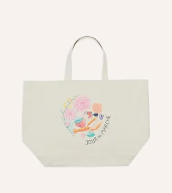 Drake’s Andreotti & Baribeaud For Drake's 'Jour De Marché' Tote Bag