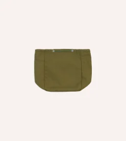 Drake’s Bag’n’Noun Olive Army Spindle Bag