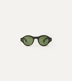 Drake’s Black Acetate Jules Sunglasses