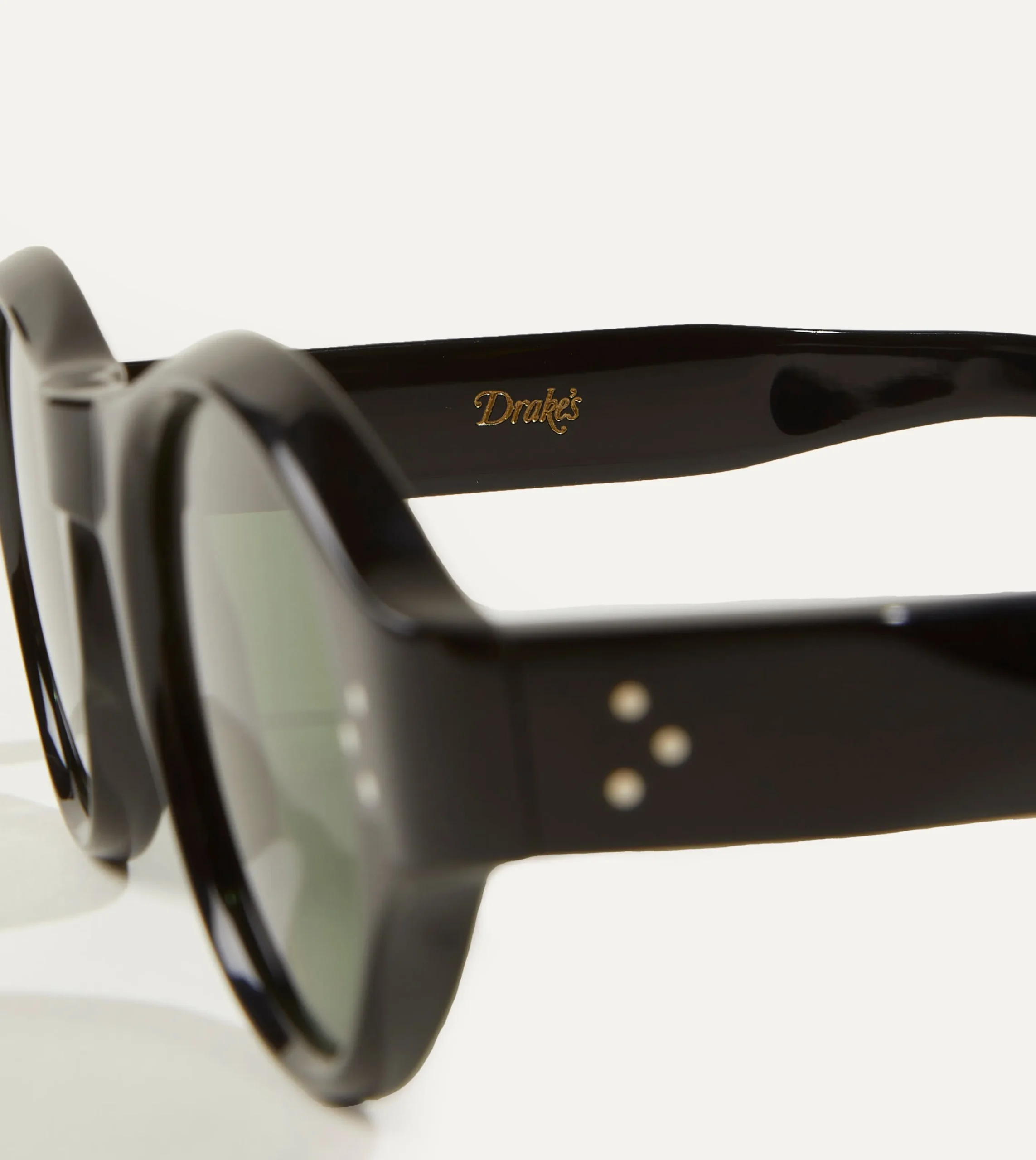 Drake’s Black Acetate Jules Sunglasses