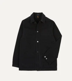 Drake’s Heavy Twill Cotton Five-Pocket Chore Jacket