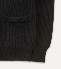 Drake’s Lambswool Shawl Collar Cardigan