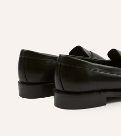 Drake’s Leather Charles Goodyear Welted Penny Loafer