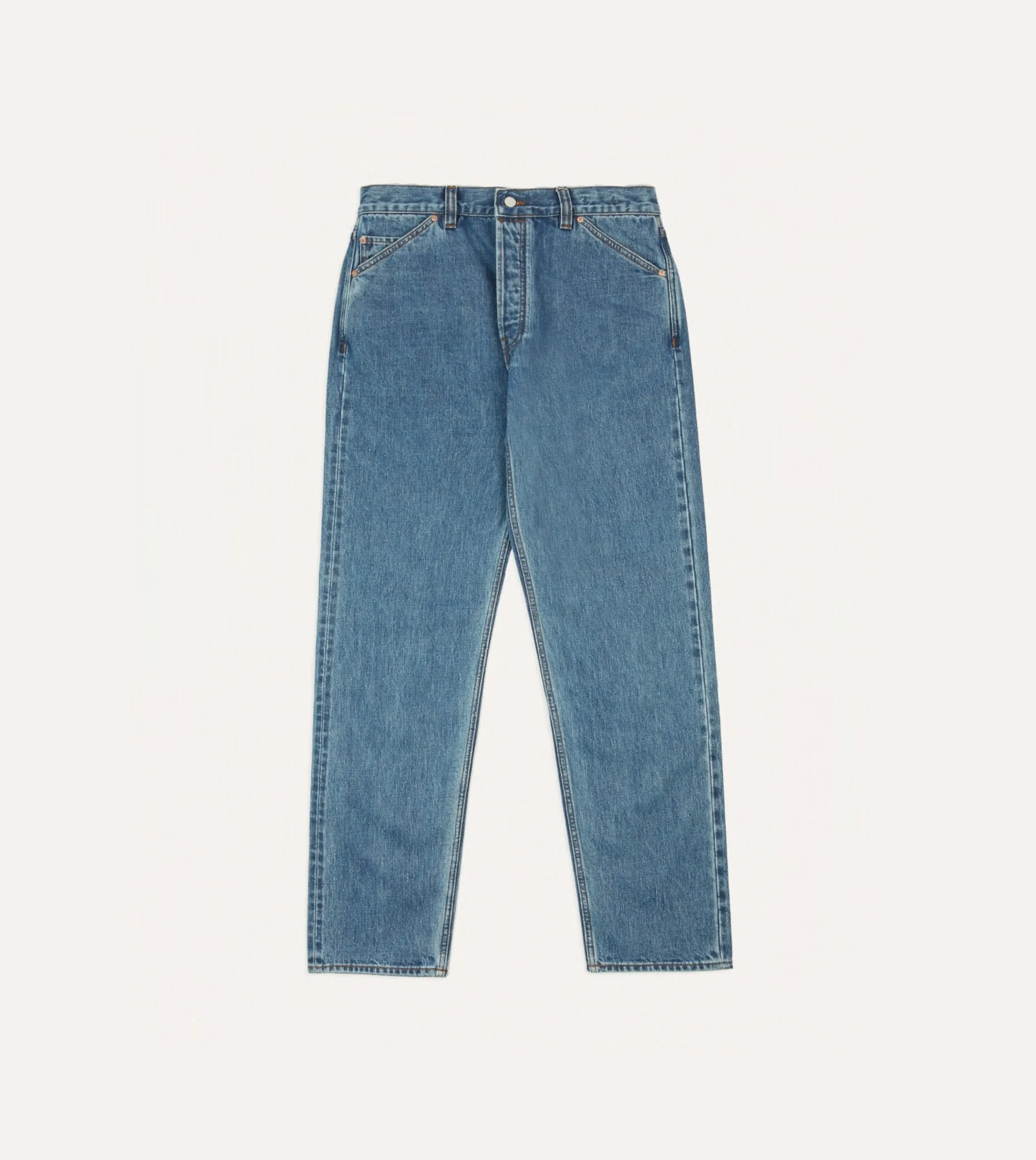 Drake’s 14.2oz Japanese Selvedge Denim Five-Pocket Jeans