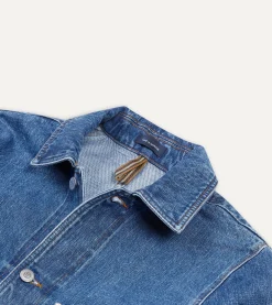 Drake’s Selvedge Denim Five-Pocket Chore Jacket