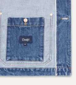 Drake’s Selvedge Denim Five-Pocket Chore Jacket