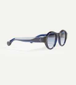 Drake’s Blue Acetate Jules Sunglasses