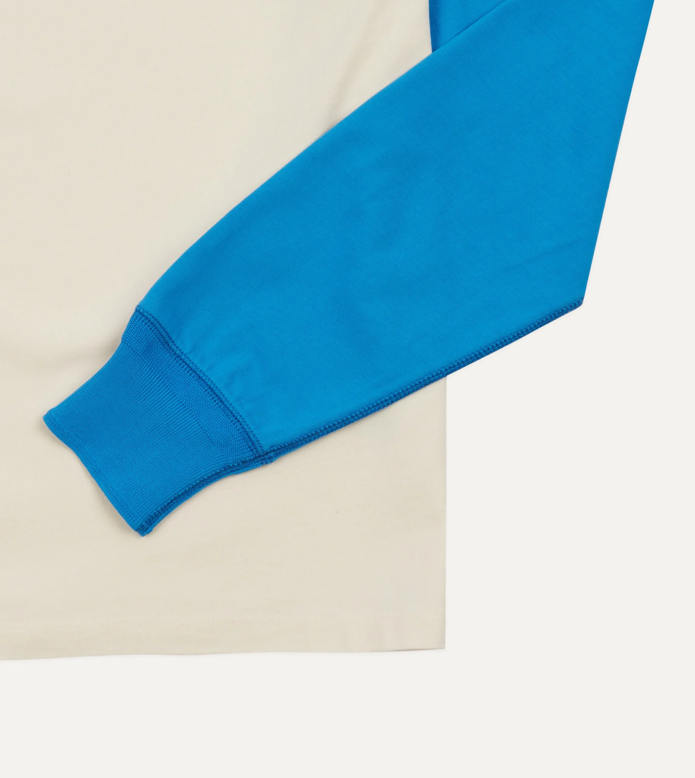 Drake’s And Antique White Raglan Sleeve Hiking T-Shirt