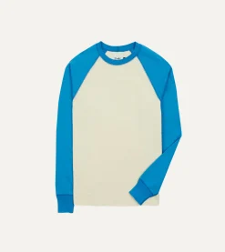 Drake’s And Antique White Raglan Sleeve Hiking T-Shirt