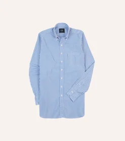 Drake’s Bengal Stripe Cotton Poplin Button-Down Shirt