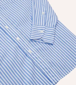 Drake’s Bengal Stripe Cotton Poplin Button-Down Shirt