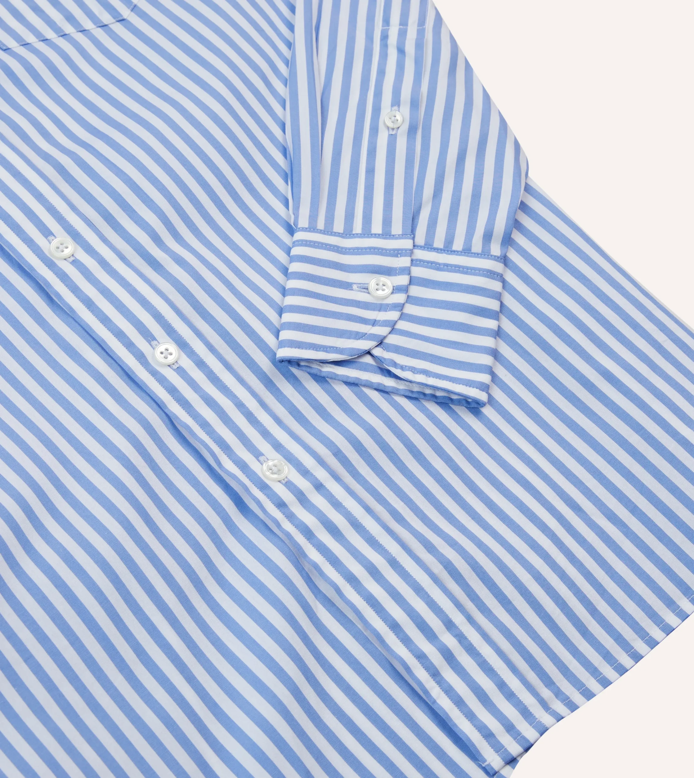 Drake’s Bengal Stripe Cotton Poplin Button-Down Shirt