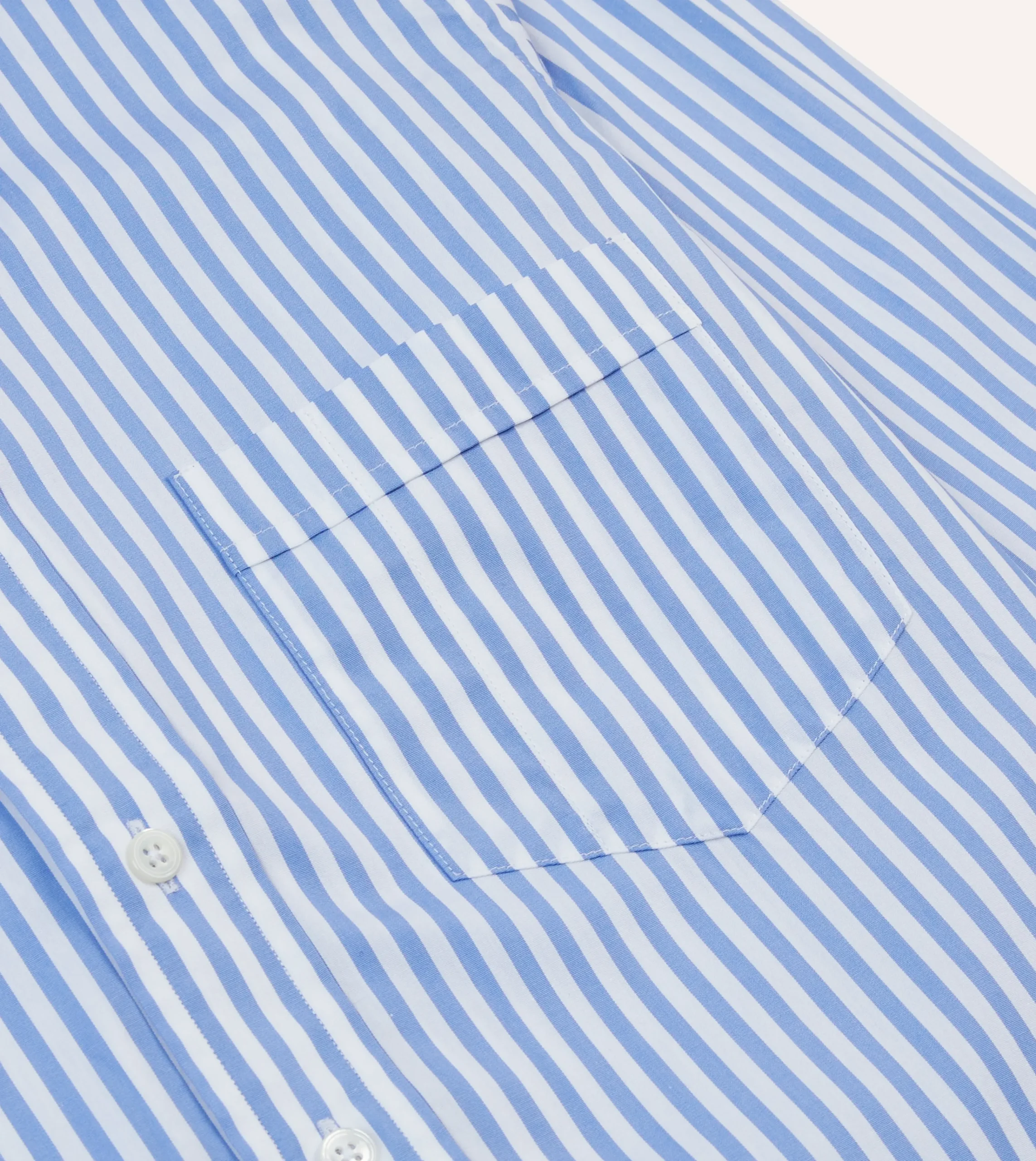 Drake’s Bengal Stripe Cotton Poplin Button-Down Shirt