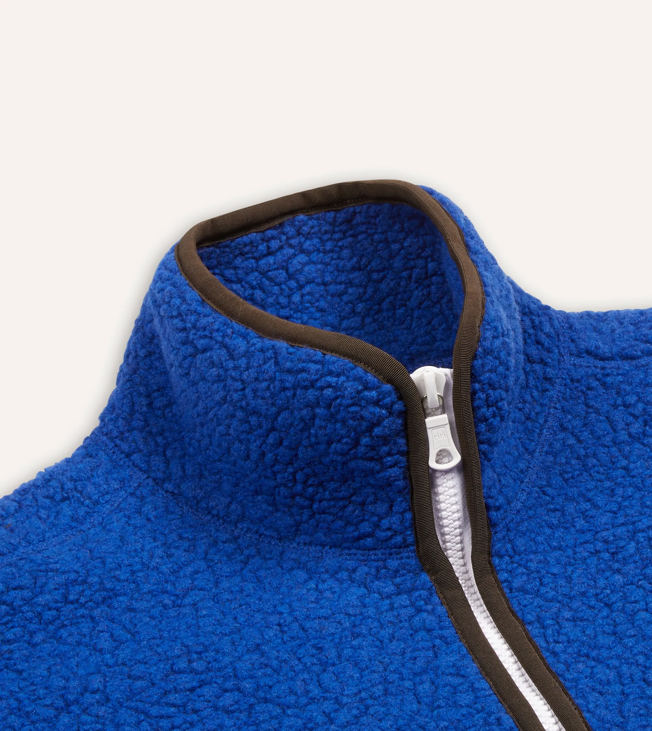 Drake’s Boucle Wool Zip Fleece Jacket