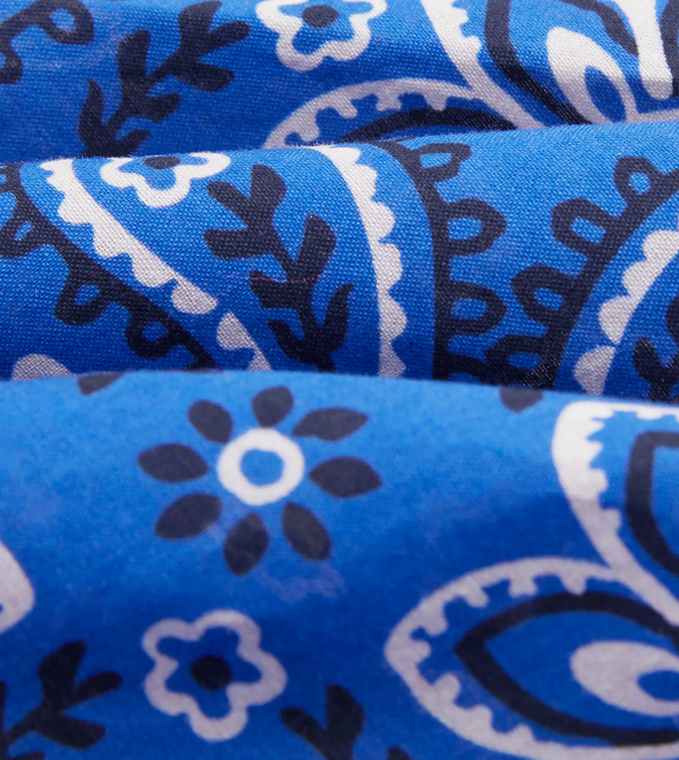 Drake’s Paisley Print Cotton Bandana