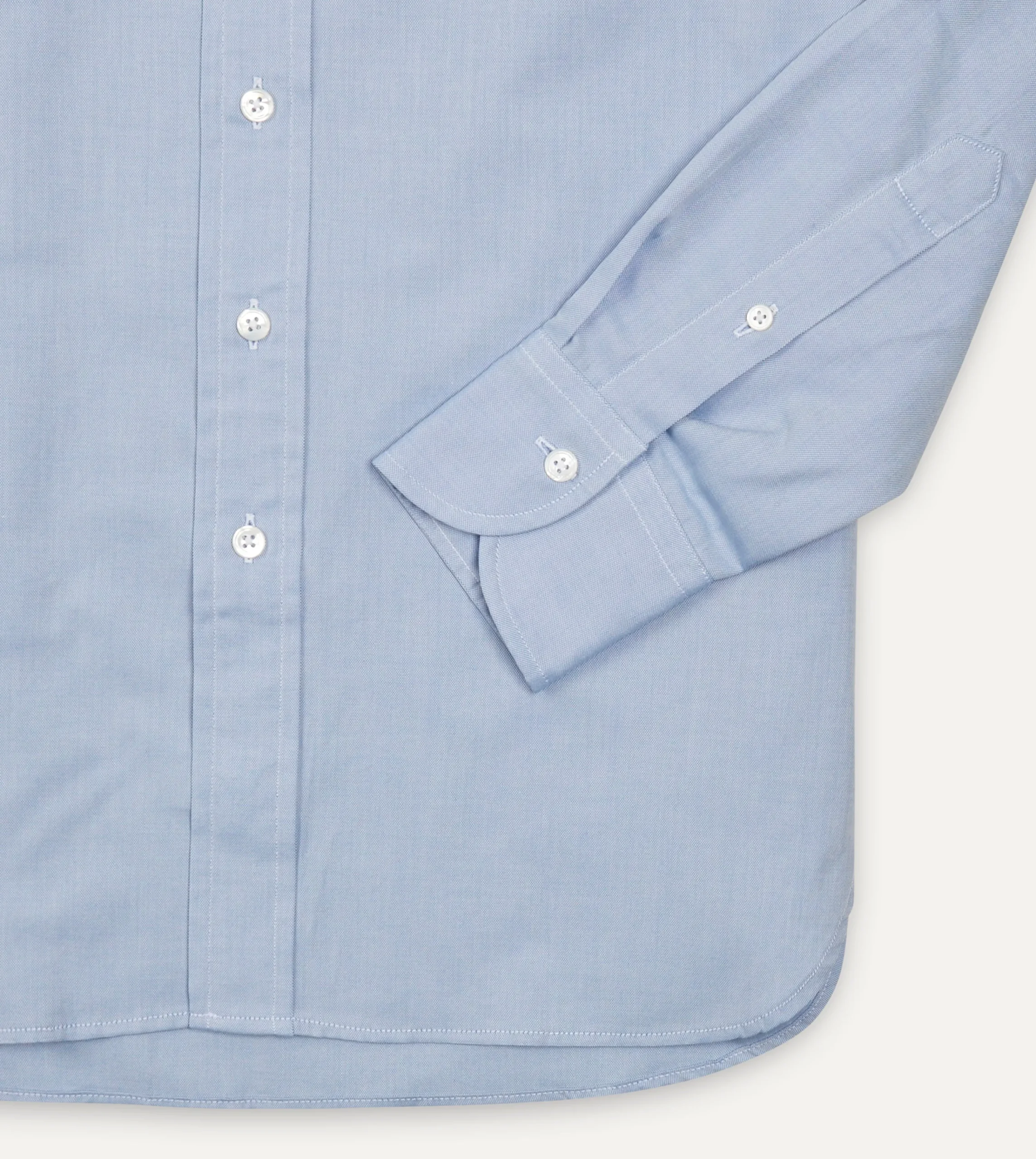 Drake’s Pinpoint Oxford Cotton Cloth Button-Down Shirt