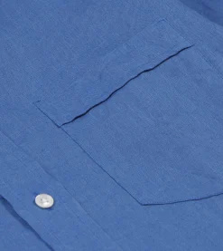 Drake’s Linen Spread Collar