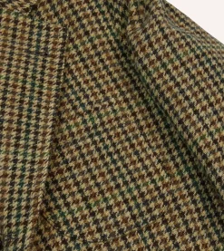 Drake’s Brown And Green Check Tweed Games Blazer Mk. VII