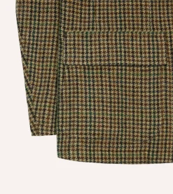 Drake’s Brown And Green Check Tweed Games Blazer Mk. VII