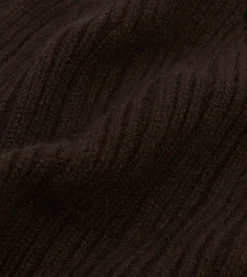 Drake’s Angora Lambswool Ribbed Knit Cap