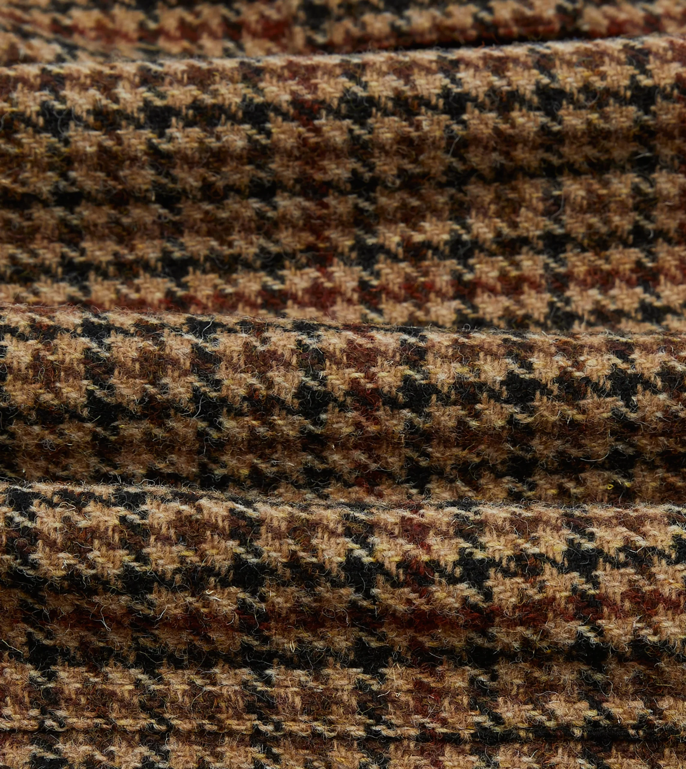 Drake’s Brown Houndstooth Check Harris Tweed Games Blazer Mk. VII