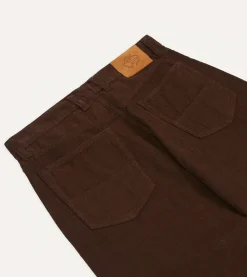 Drake’s Japanese Selvedge Needlecord Five-Pocket Trousers