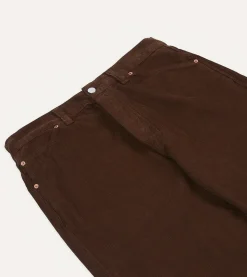 Drake’s Japanese Selvedge Needlecord Five-Pocket Trousers