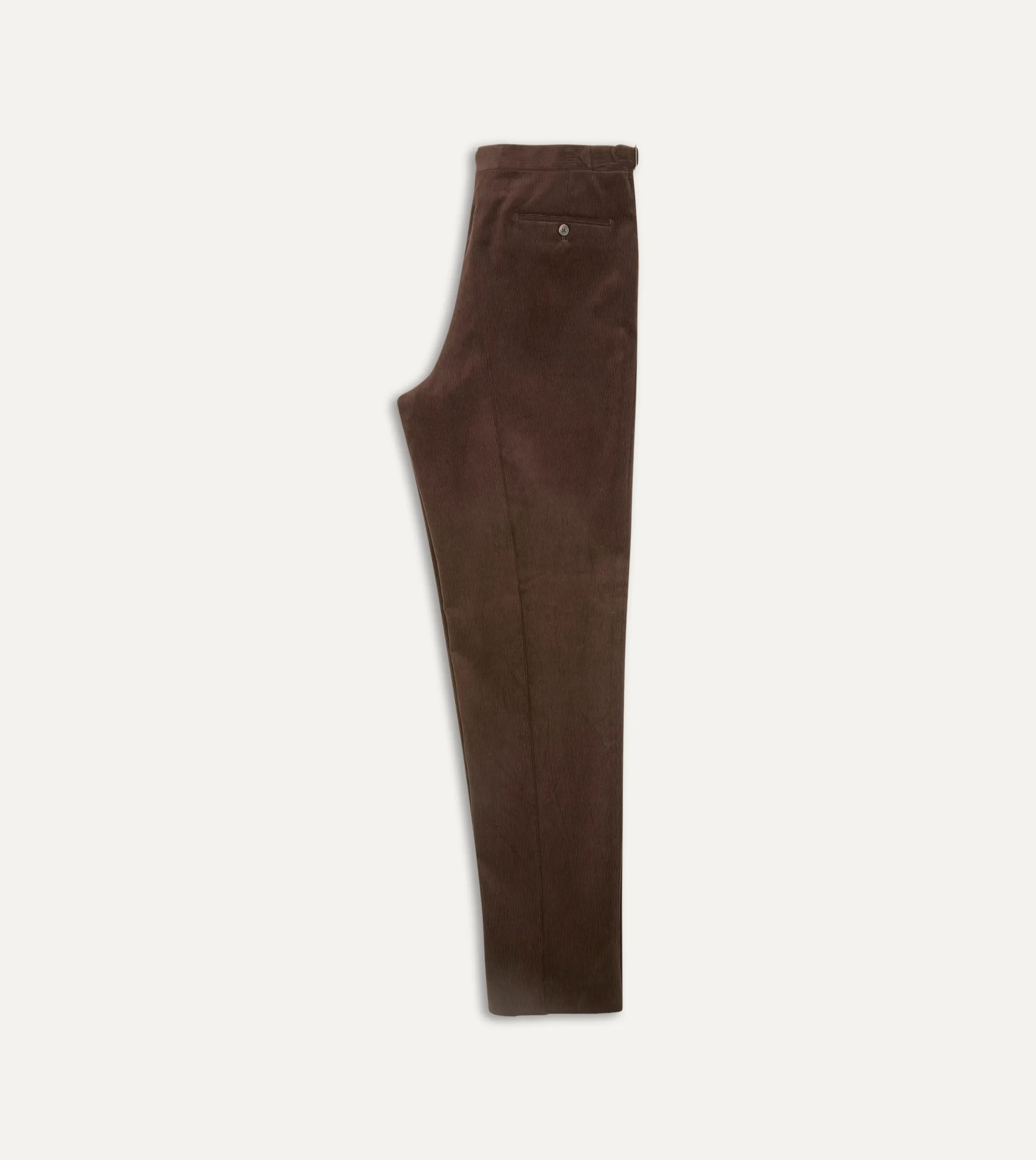 Drake’s Mid-Wale Corduroy Single Pleat Trouser