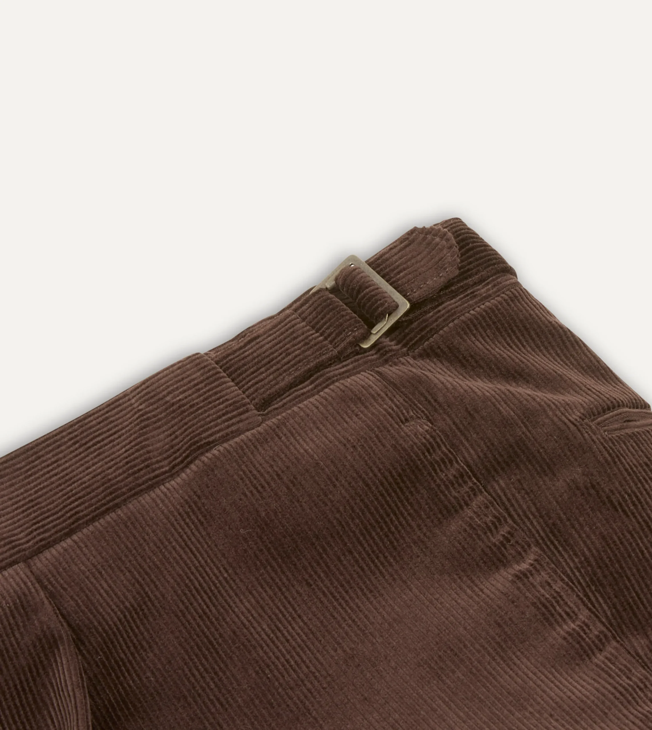 Drake’s Mid-Wale Corduroy Single Pleat Trouser