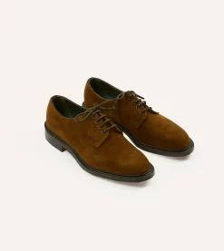 Drake’s Suede August Goodyear Welted Derby Shoe