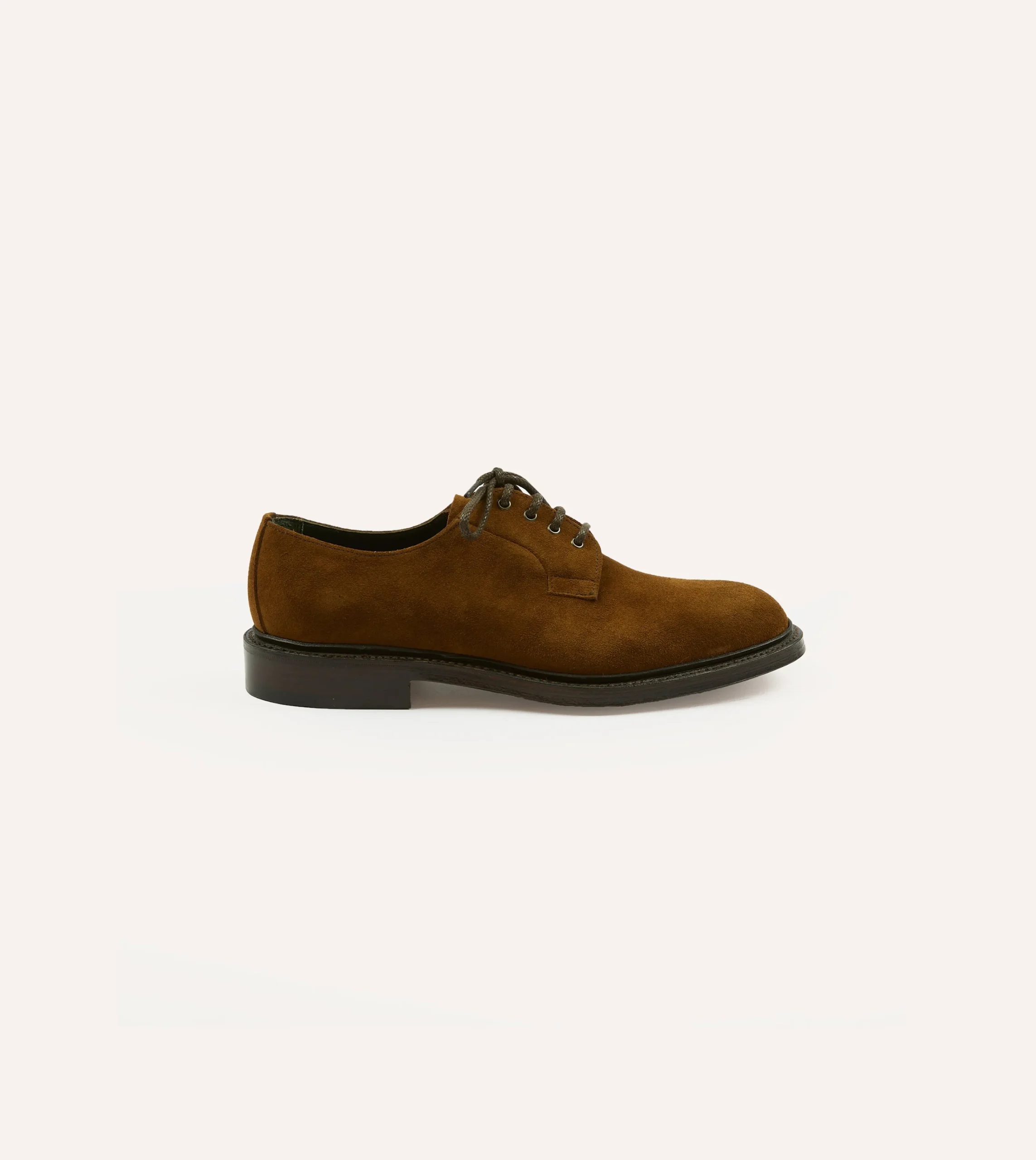 Drake’s Suede August Goodyear Welted Derby Shoe