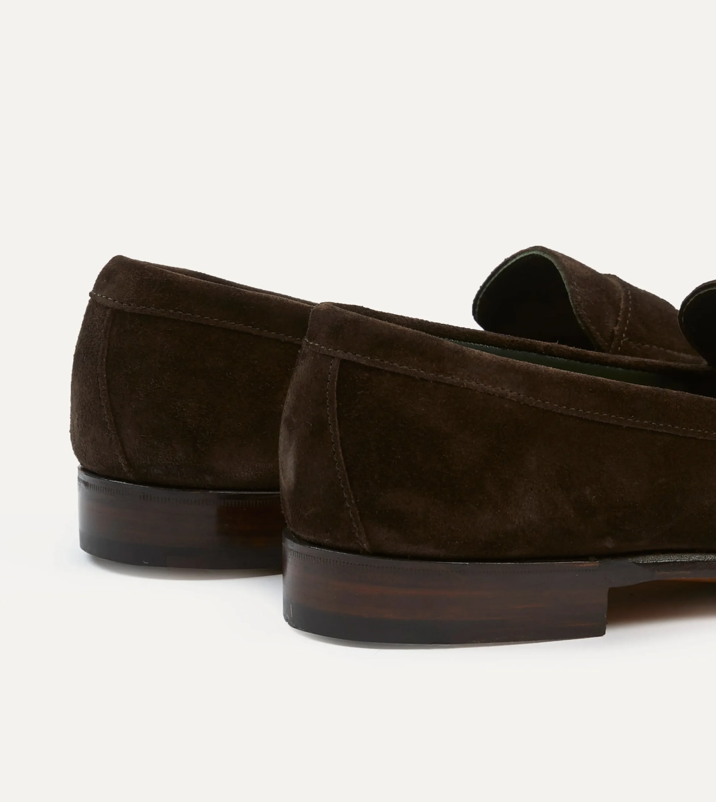 Drake’s Suede Charles Mk II Goodyear Welted Penny Loafer