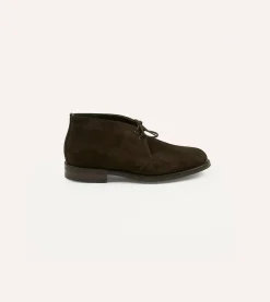 Drake’s Suede Murphy Goodyear Welted Chukka Boot