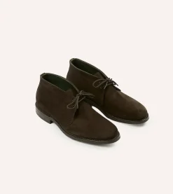 Drake’s Suede Murphy Goodyear Welted Chukka Boot