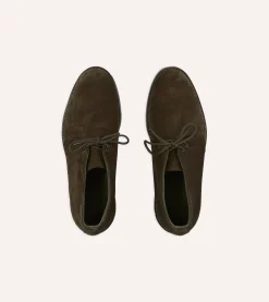 Drake’s Suede Murphy Goodyear Welted Chukka Boot