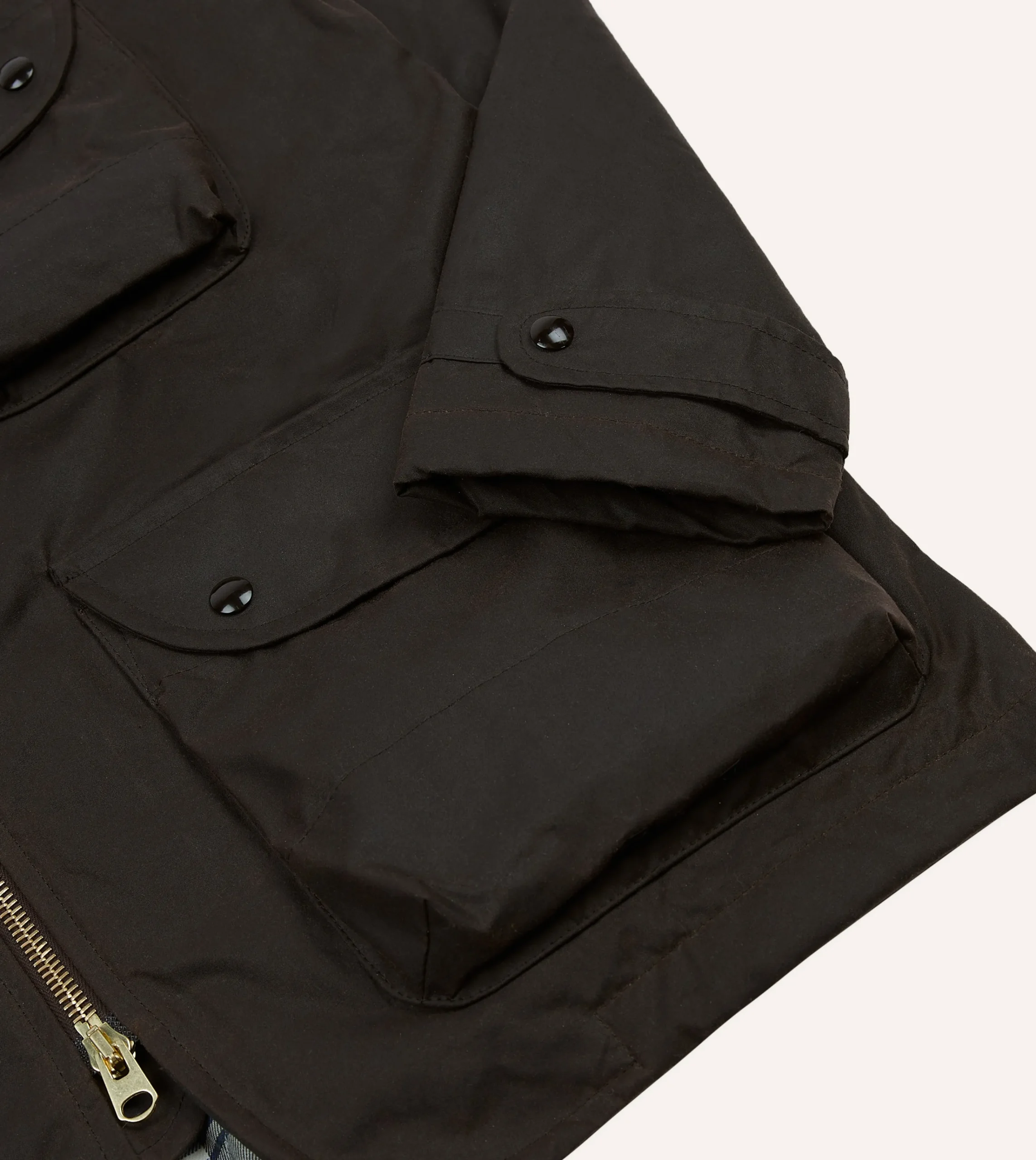 Drake’s Waxed Coverall Jacket