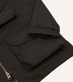 Drake’s Waxed Coverall Jacket