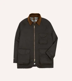 Drake’s Waxed Coverall Jacket