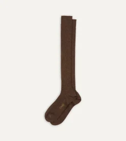 Drake’s Wool Over-the-Calf Socks
