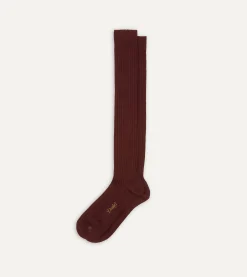 Drake’s Wool Over-The-Calf Socks