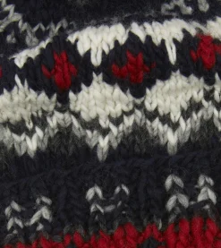 Drake’s Chamula For Drake's Navy Fairisle Merino Knit Cap
