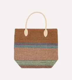 Drake’s Chamula Stripe Wool Blanket Tote
