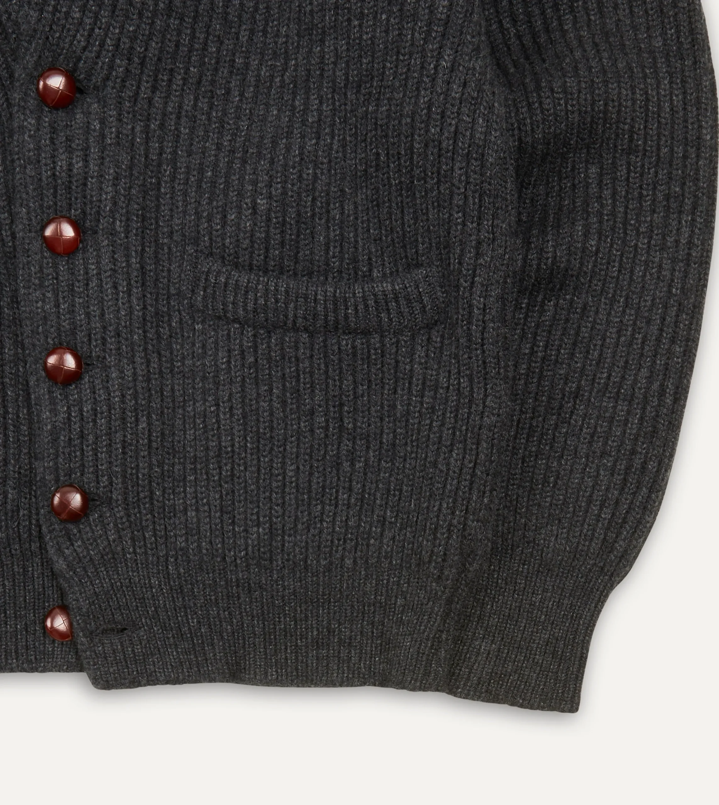 Drake’s Cashmere Shawl Collar Cardigan