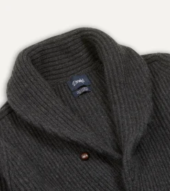 Drake’s Cashmere Shawl Collar Cardigan