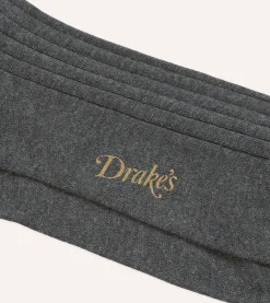 Drake’s Cotton Mid-Calf Socks