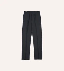 Drake’s Tropical Wool Single Pleat Trouser