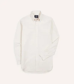 Drake’s Cotton Oxford Cloth Button-Down Shirt
