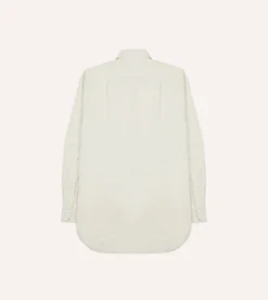 Drake’s Cotton Oxford Cloth Long Point Collar Shirt