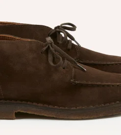 Drake’s Crosby Moc-Toe Chukka Boot Suede