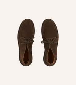 Drake’s Crosby Moc-Toe Chukka Boot Suede